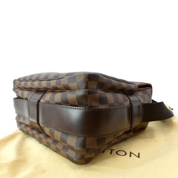 LOUIS VUITTON Naviglio Damier Ebene Messenger Bag Brown