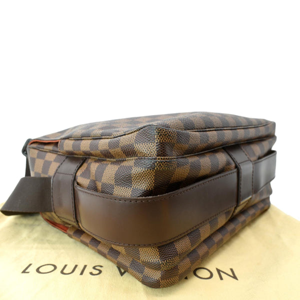 LOUIS VUITTON Naviglio Damier Ebene Messenger Bag Brown