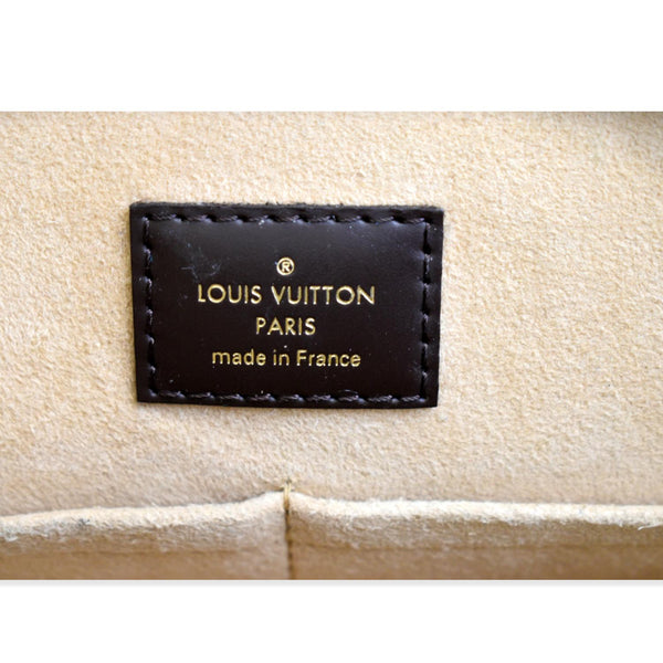 LOUIS VUITTON Jersey Damier Ebene Shoulder Bag Creme