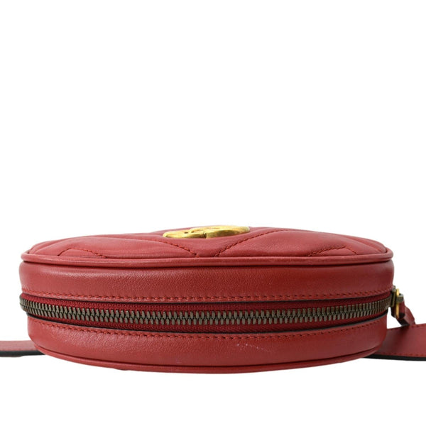 Gucci GG Marmont Matelasse Leather Belt Bag Red - Shop Now