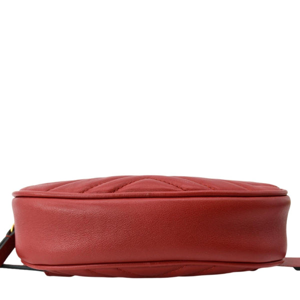 Gucci GG Marmont Matelasse Leather Belt Bag Red - Shop Now