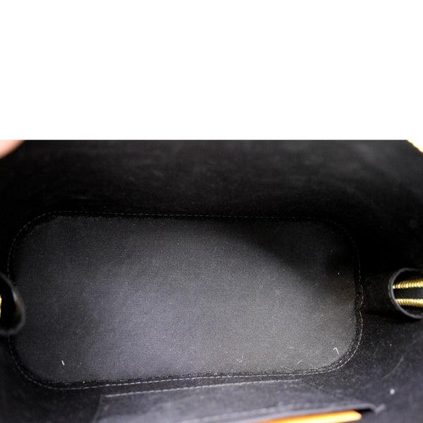 LOUIS VUITTON Alma BB Vernis Leather Satchel Crossbody Bag Amarante