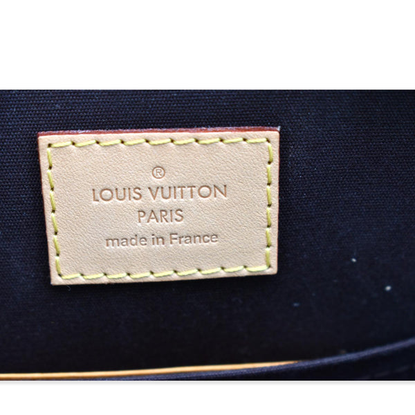 LOUIS VUITTON Alma BB Vernis Leather Satchel Crossbody Bag Amarante