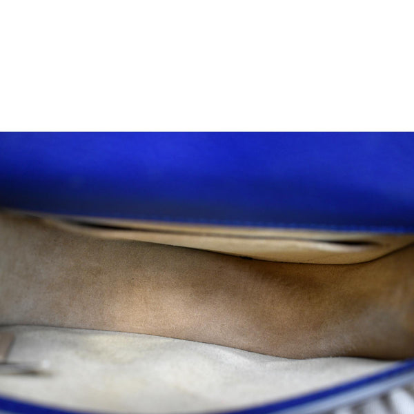 Chloe Nile Bracelet Leather Crossbody Bag Blue - Shop Now