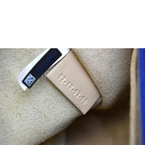 Chloe Nile Bracelet Leather Crossbody Bag Blue - Shop Now