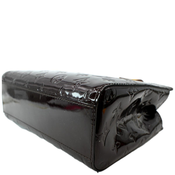 LOUIS VUITTON Catalina Vernis Leather Satchel Bag Amarante