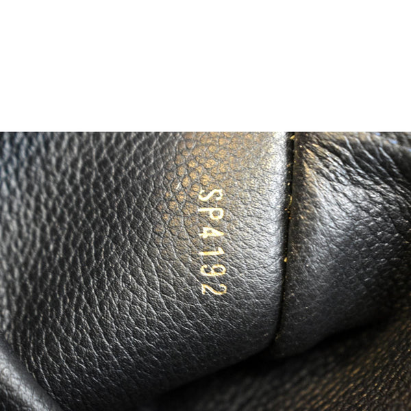 LOUIS VUITTON Monogram Empreinte Leather Zippy Wallet Black