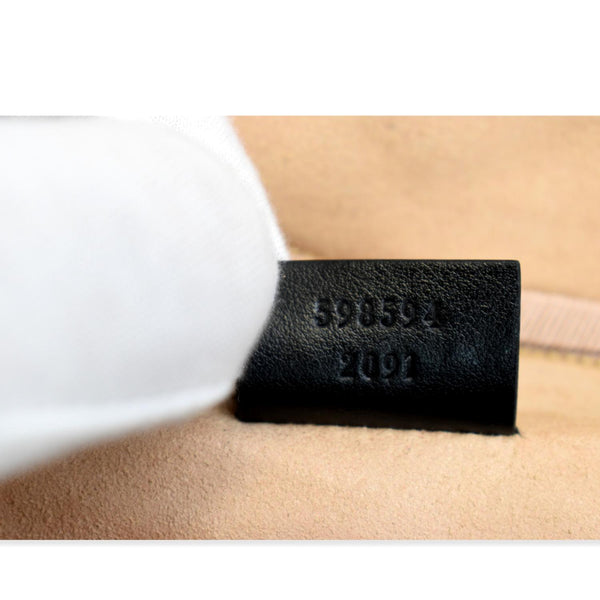 GUCCI GG Marmont Mini Leather Backpack Bag Black 598594