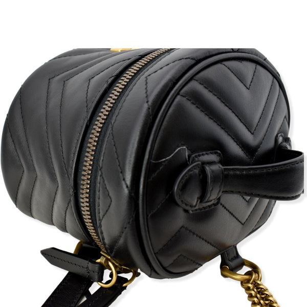 GUCCI GG Marmont Mini Leather Backpack Bag Black 598594