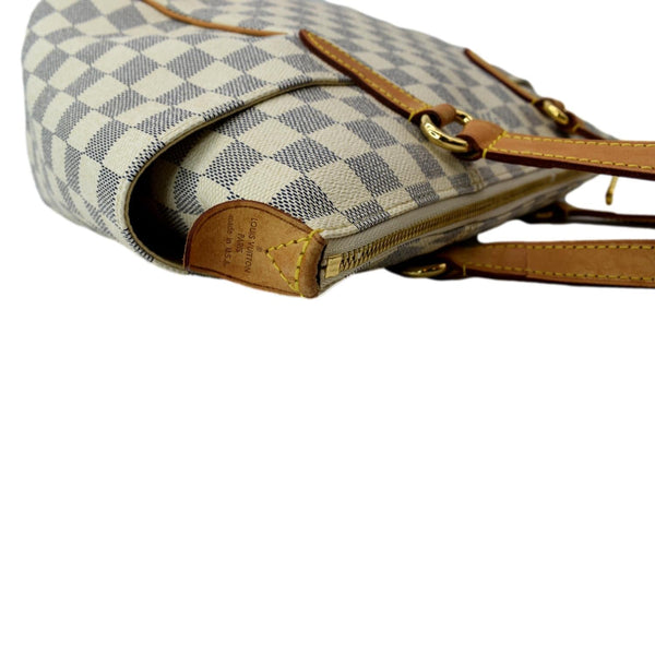 LOUIS VUITTON Totally PM Damier Azur Shoulder Bag White