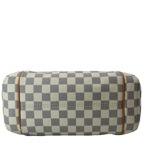 LOUIS VUITTON Totally PM Damier Azur Shoulder Bag White