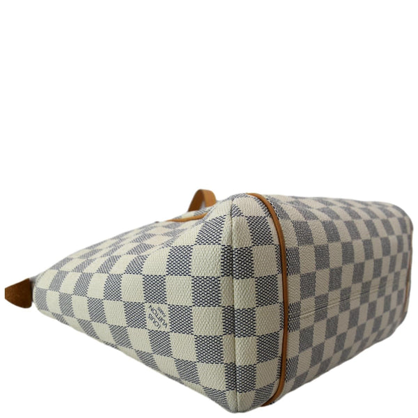 LOUIS VUITTON Totally PM Damier Azur Shoulder Bag White