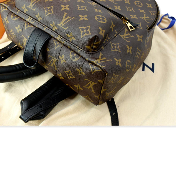 LOUIS VUITTON Palm Springs MM Monogram Canvas Backpack Brown