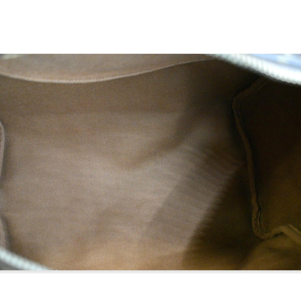 LOUIS VUITTON Speedy 30 Monogram Canvas Satchel Bag Brown