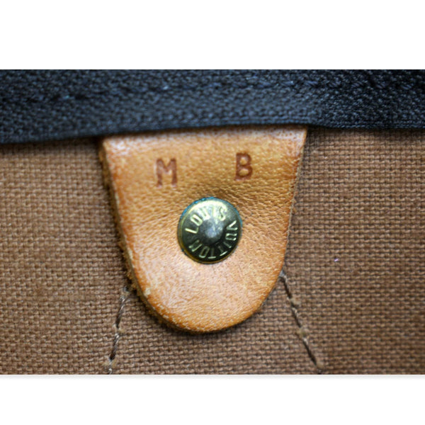 LOUIS VUITTON Speedy 30 Monogram Canvas Satchel Bag Brown