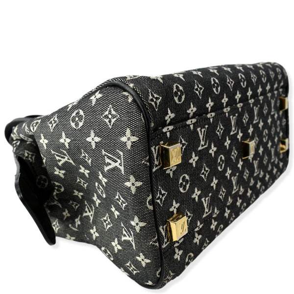 LOUIS VUITTON Josephine PM Mini Lin Monogram Canvas Satchel Bag Grey