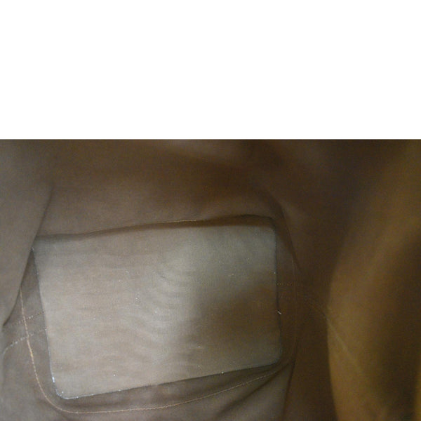 LOUIS VUITTON Large Noe Monogram Canvas Shoulder Bag Brown