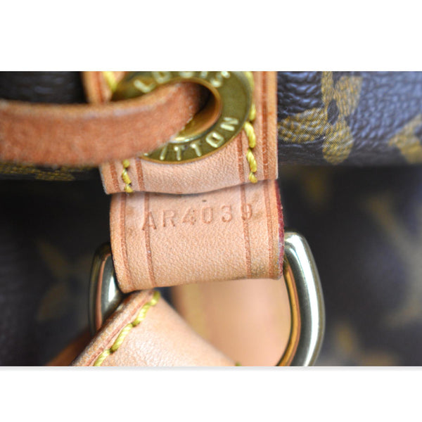 LOUIS VUITTON Large Noe Monogram Canvas Shoulder Bag Brown