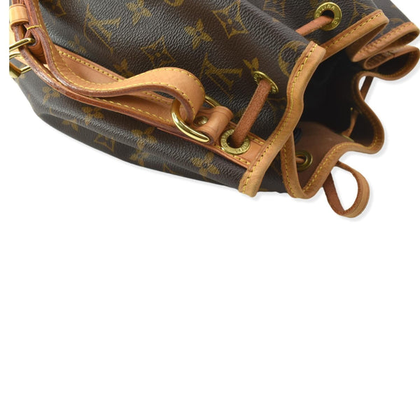 LOUIS VUITTON Large Noe Monogram Canvas Shoulder Bag Brown