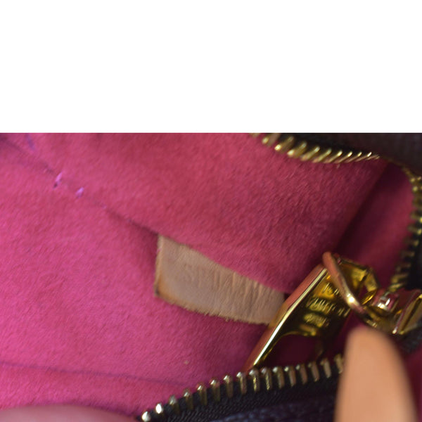 LOUIS VUITTON Love Lock NeoNoe Monogram Canvas Shoulder Bag Brown