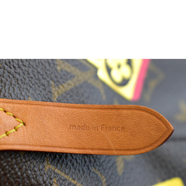 LOUIS VUITTON Love Lock NeoNoe Monogram Canvas Shoulder Bag Brown