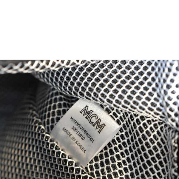 MCM Stark Classic Visetos Canvas Backpack Light Blue-DDH