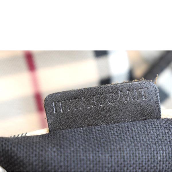 BURBERRY Canterbury Haymarket Check Tote Bag Multicolor