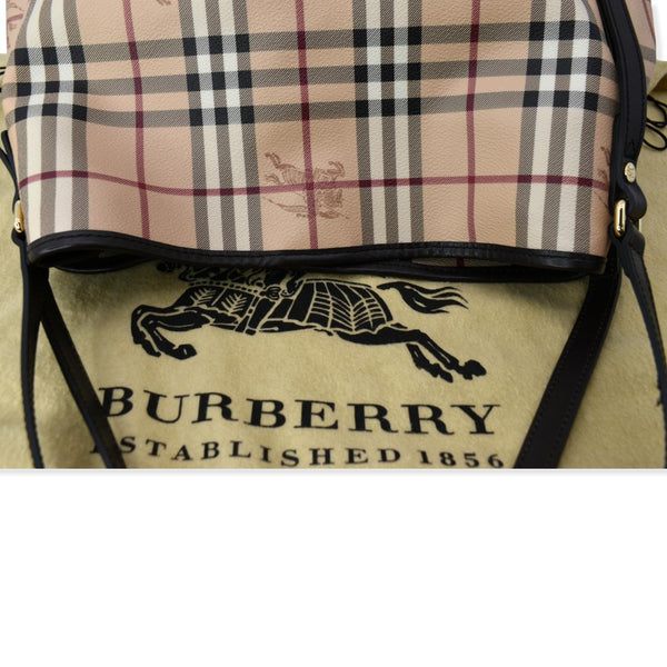 BURBERRY Canterbury Haymarket Check Tote Bag Multicolor