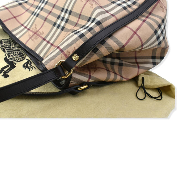 BURBERRY Canterbury Haymarket Check Tote Bag Multicolor
