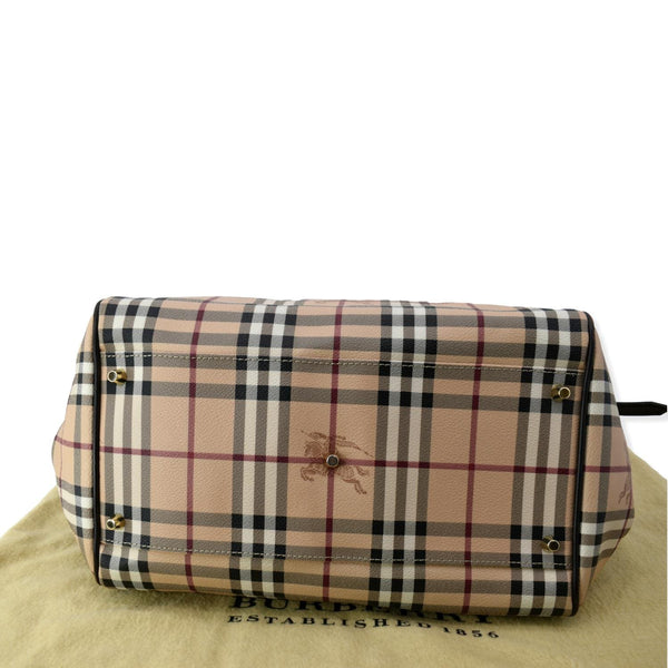 BURBERRY Canterbury Haymarket Check Tote Bag Multicolor