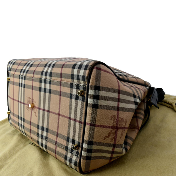 BURBERRY Canterbury Haymarket Check Tote Bag Multicolor