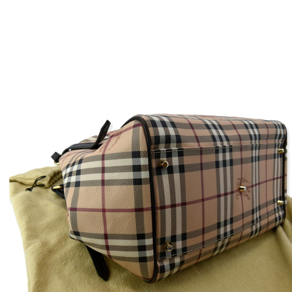 BURBERRY Canterbury Haymarket Check Tote Bag Multicolor