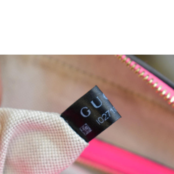 GUCCI Flora Canvas Tote Shoulder Bag Pink 550147