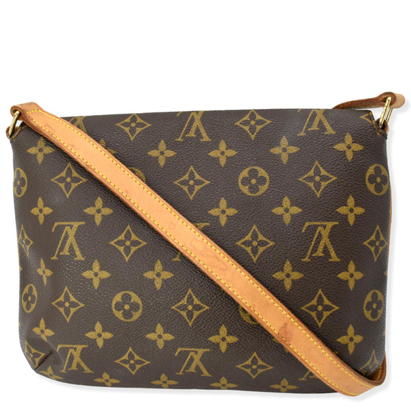 LOUIS VUITTON Musette Tango Monogram Canvas Shoulder Bag Brown