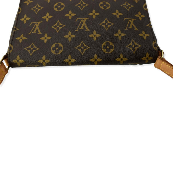 LOUIS VUITTON Musette Tango Monogram Canvas Shoulder Bag Brown