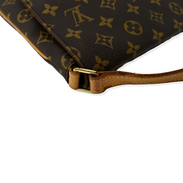 LOUIS VUITTON Musette Tango Monogram Canvas Shoulder Bag Brown