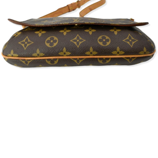 LOUIS VUITTON Musette Tango Monogram Canvas Shoulder Bag Brown