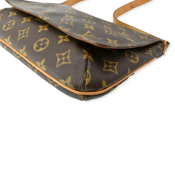 LOUIS VUITTON Musette Tango Monogram Canvas Shoulder Bag Brown