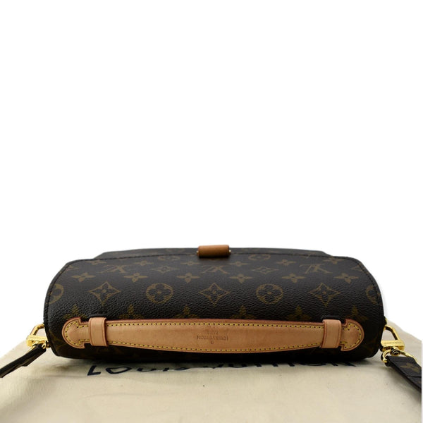 LOUIS VUITTON Metis Pochette Monogram Canvas Crossbody Bag Brown
