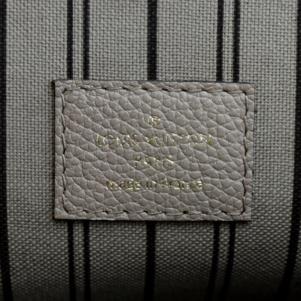 LOUIS VUITTON Metis Pochette Empreinte Leather Crossbody Bag Taupe