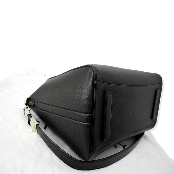 GIVENCHY Antigona Medium Goatskin Leather Shoulder Bag Black