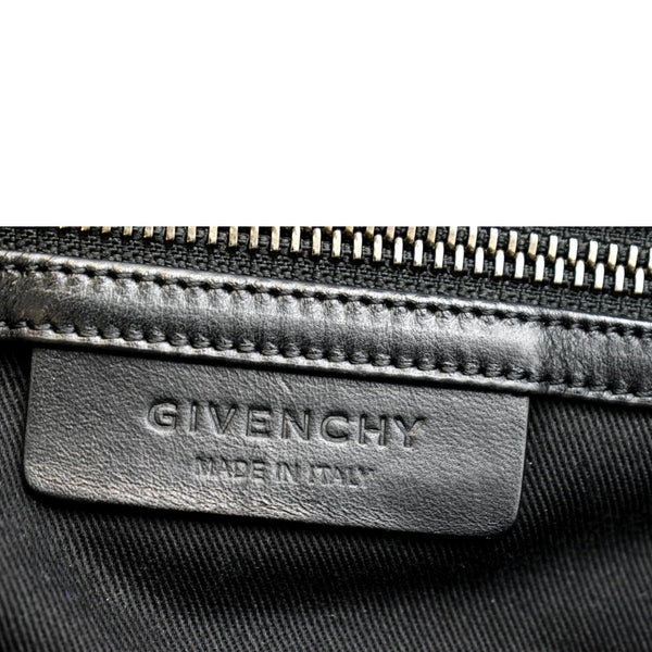 GIVENCHY Antigona Medium Goatskin Leather Shoulder Bag Black