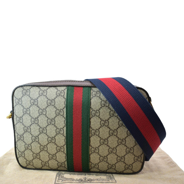 GUCCI Ophidia GG Supreme Canvas Crossbody Bag Beige 699439