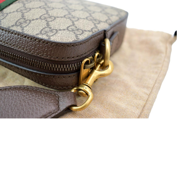 GUCCI Ophidia GG Supreme Canvas Crossbody Bag Beige 699439