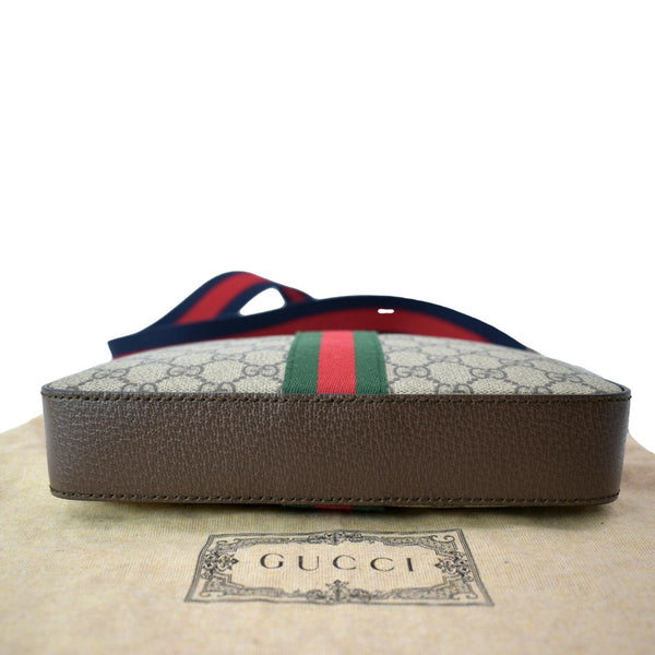 GUCCI Ophidia GG Supreme Canvas Crossbody Bag Beige 699439