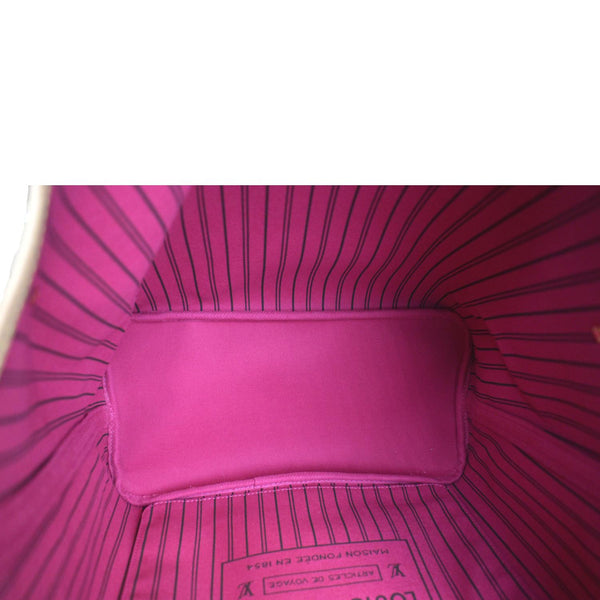 LOUIS VUITTON Neverfull MM Monogram Canvas Tote Bag Brown