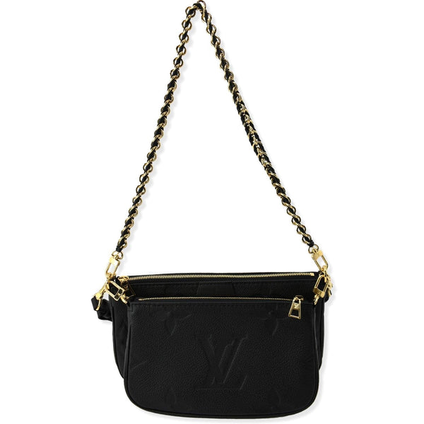 Louis Vuitton Multi Pochette Empreinte Leather Shoulder Bag