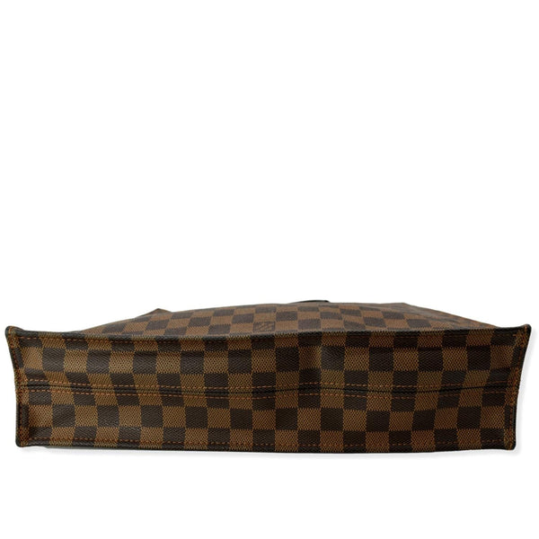 LOUIS VUITTON Venice Sac Plat Damier Ebene Tote Bag Brown