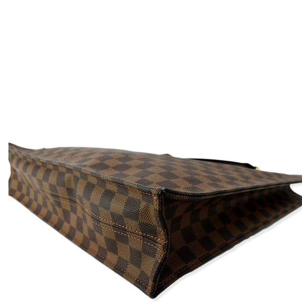 LOUIS VUITTON Venice Sac Plat Damier Ebene Tote Bag Brown