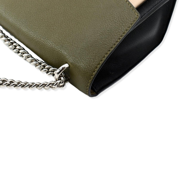 LOUIS VUITTON Mylockme Chain Calf Leather Chain Shoulder Bag Green - New Year Deals